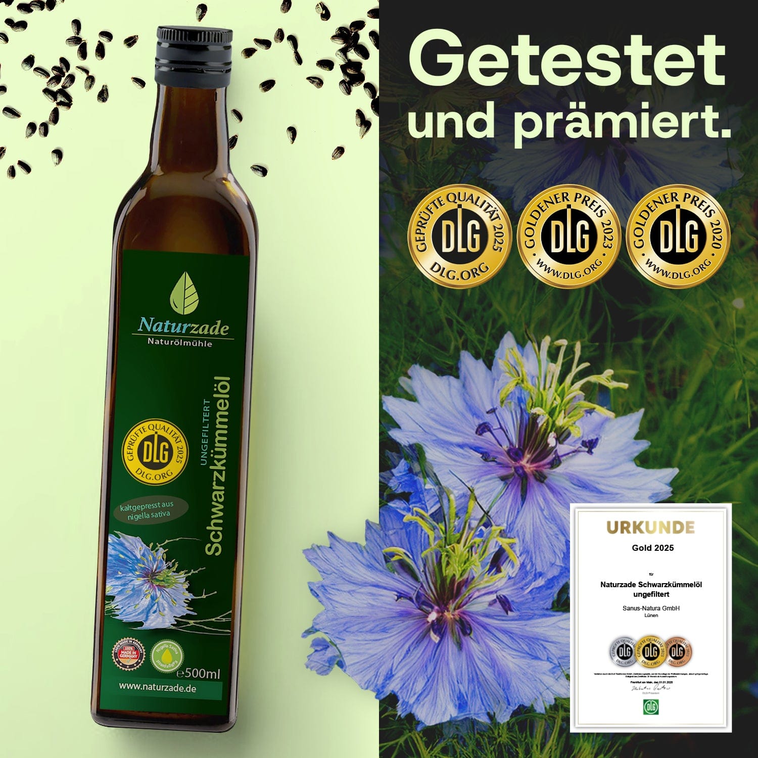 Schwarzkümmelöl ungefiltert 1000ml